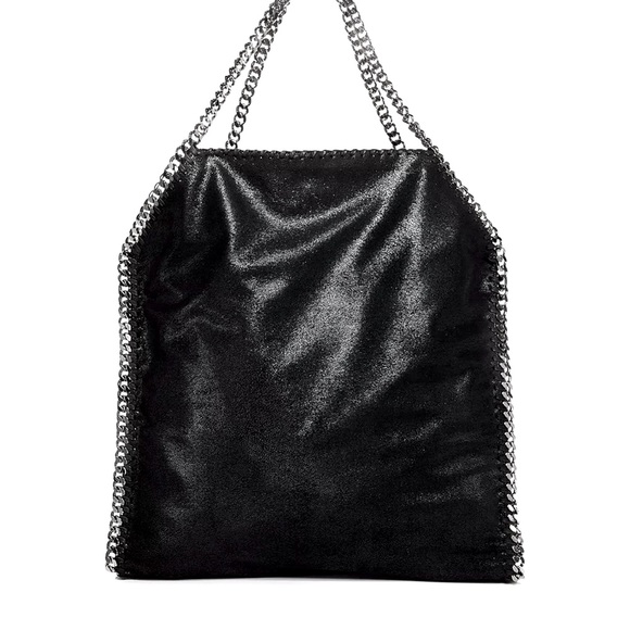 Stella McCartney Large Falabella black/silver bag purse like new